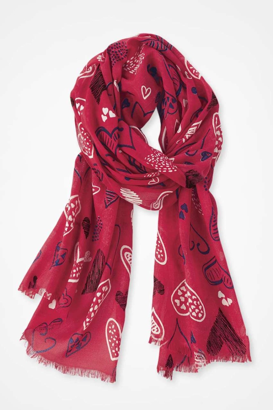 Accessories & Home * | Endless Love Scarf Salsa Red