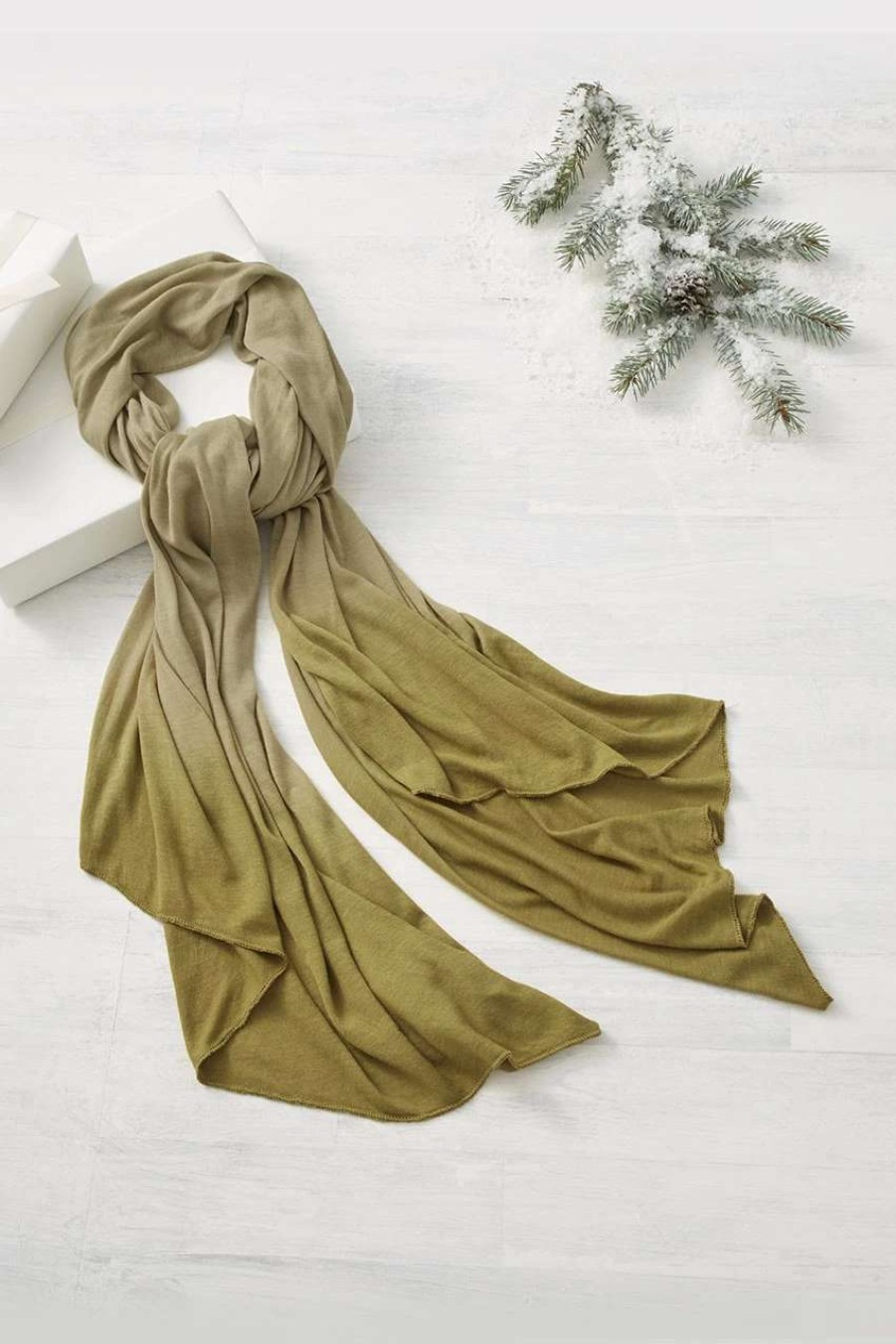 Accessories & Home * | Your Favorite Knit Scarf Burnished Gold Multi