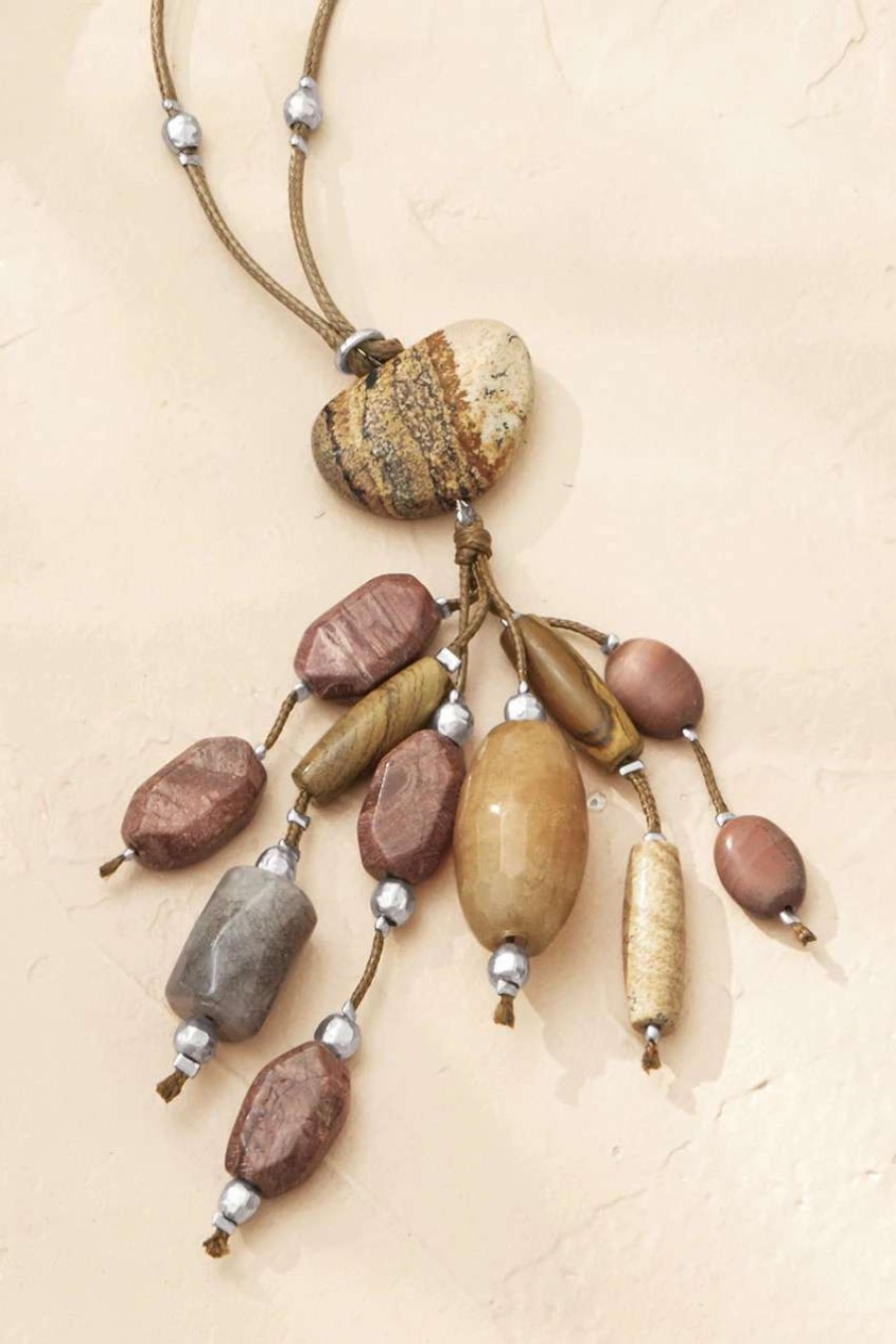 Accessories & Home * | Talache Tassel Necklace Natural Multi