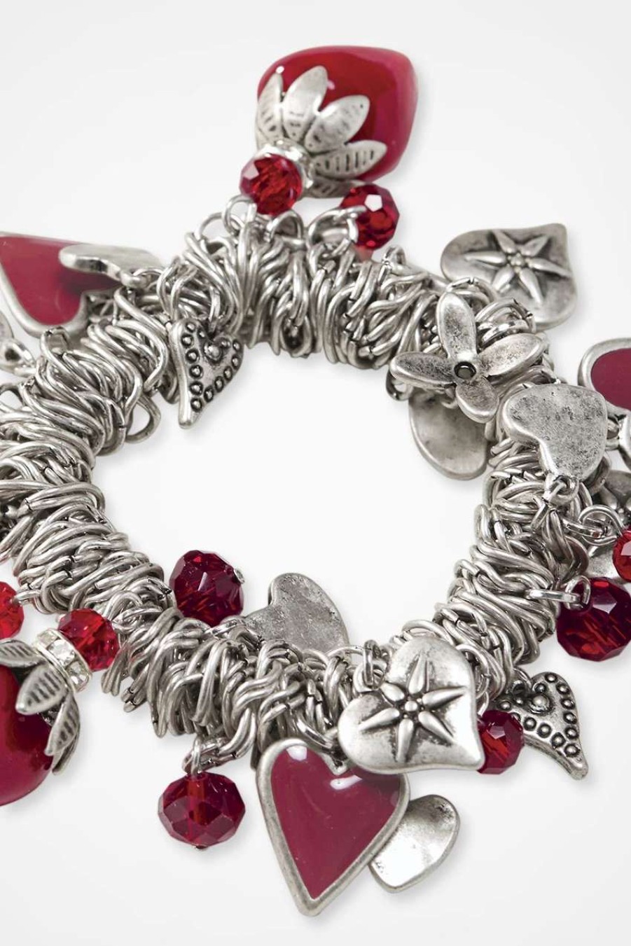 Accessories & Home * | Love'S Charm Bracelet Silver