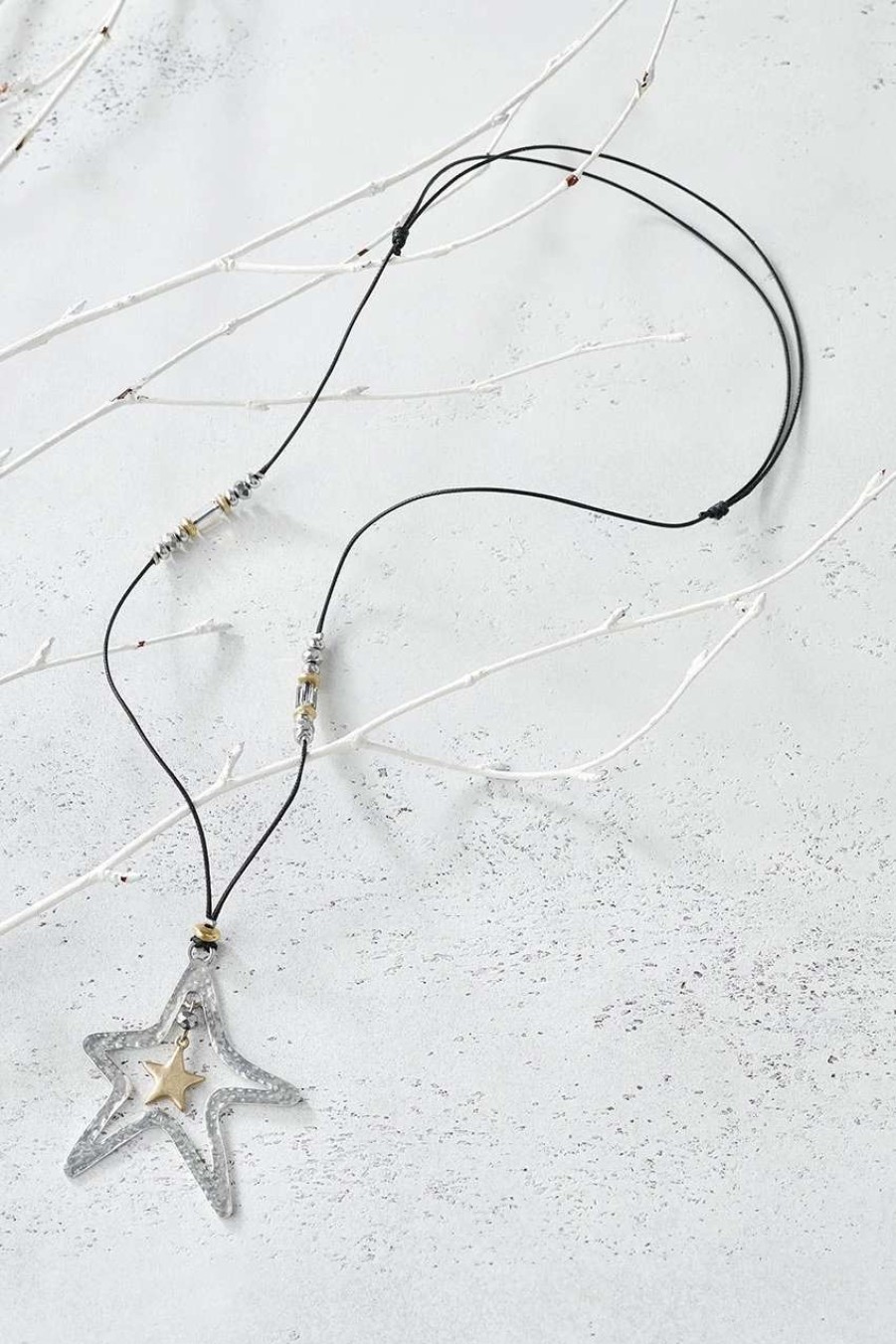 Accessories & Home * | North Star Necklace Silver Multi