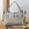 Accessories & Home * | Melissa Satchel By Frye Light Grey